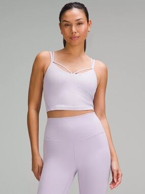 Lululemon Align™ Strappy Ribbed Tank Top in Light Lavender - Size 4